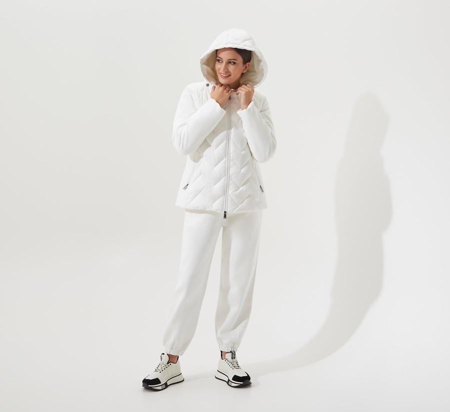 Donna FABIBOUTIQUE Cappotti | Piumino Fabi Bianco | Fabiboutique