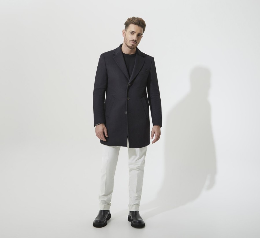 Uomo FABIBOUTIQUE Cappotti | Cappotto Fabi In Lana | Fabiboutique