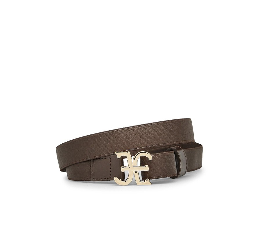 Donna FABIBOUTIQUE Cinghie | Cintura Elastica Con Chiusura Con Logo | Fabiboutique