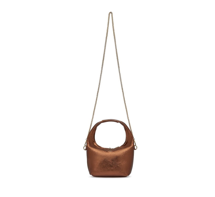 Donna FABIBOUTIQUE Borse | Borsa A Mano Con Tracolla Laminata