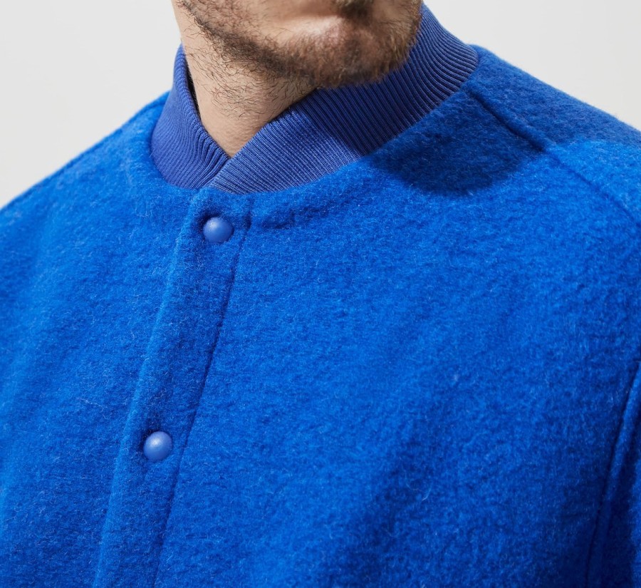 Uomo FABIBOUTIQUE Cappotti | Bomber Fabi Blu Elettrico | Fabiboutique