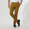 Uomo FABIBOUTIQUE Pantaloni E Jeans | Pantaloni Slim Fit Ocra | Fabiboutique