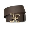 Donna FABIBOUTIQUE Cinghie | Cintura Elastica Con Chiusura Con Logo | Fabiboutique