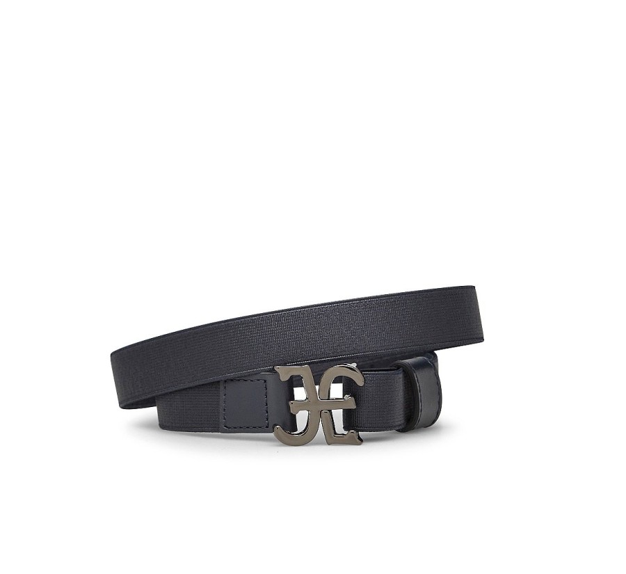 Donna FABIBOUTIQUE Cinghie | Cintura Elastica Con Chiusura Con Logo | Fabiboutique